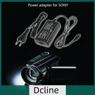 [Dcline.th] อะแดปเตอร์พาวเวอร์ 100V-240V AC พร้อมไฟ LED สําหรับกล้อง Sony AC-L200 L25B DSLR