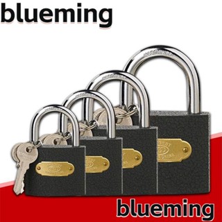 Blueming2 กุญแจล็อกประตู ลิ้นชัก ตู้เสื้อผ้า แบบเหล็ก 2 ดอก ทนทาน สีเทา