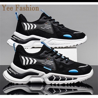 YEE Fashion  รองเท้าผ้าใบผู้ชาย รองเท้าลำลองผู้ชาย  ท้าผ้าใบแฟชั่น สไตล์เกาหลี กีฬากลางแจ้ง ทำงาน ท้าลำลอง  Korean Style พิเศษ fashion สวยงาม XYD23902KG 37Z230910