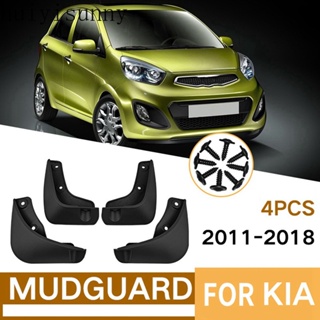 Hys บังโคลนรถยนต์ อุปกรณ์เสริม สําหรับ Kia Picanto 2011-2018 4 ชิ้น