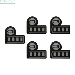 【Big Discounts】Battery LED Stickers 22*19mm 5PCS BL1830 BL1430 Battery Capacity Black#BBHOOD