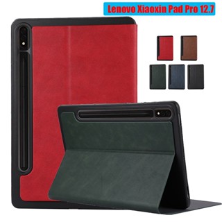 เคสแม่เหล็ก พับได้ สําหรับ Lenovo Tab P12 12.7 นิ้ว 2023 Tab M10 Plus 3rd 10.6 M10 3rd 10.1 328FU Lenovo Xiaoxin Pad Pro 12 7 12.7 Pad 10.6 2022