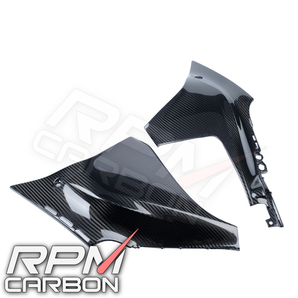 Yamaha R1 R1M 2020+ แฟริ่งข้าง ซ้ายขวาด้านบน Carbon Fiber Upper Side ...