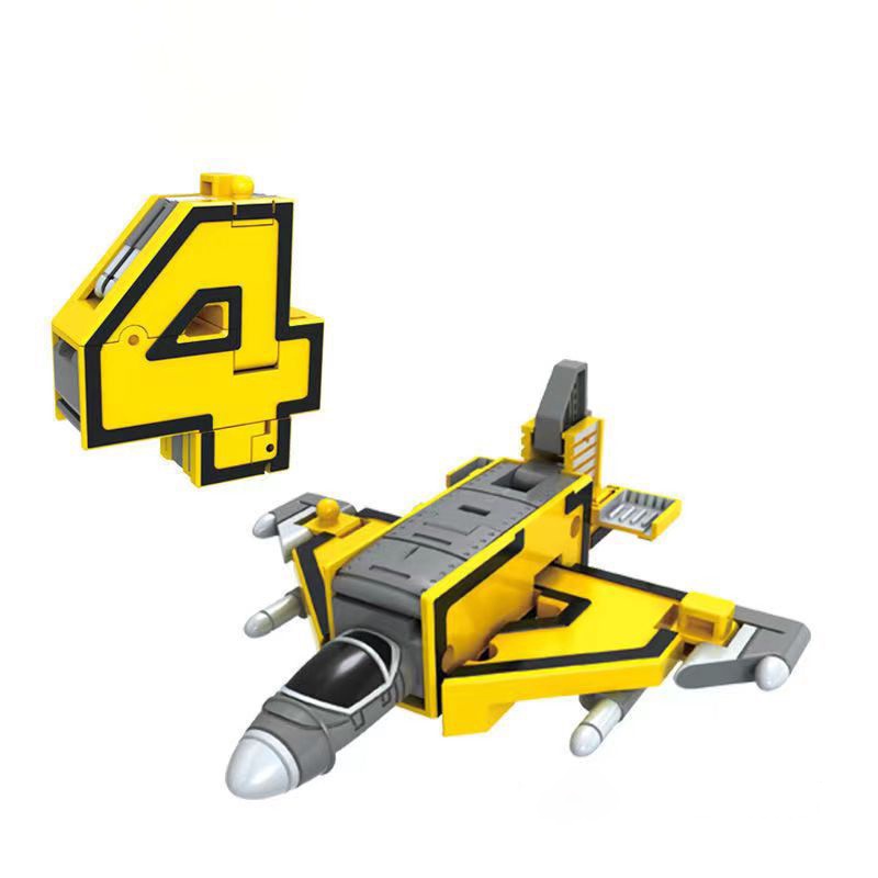 ชุดหุ่นยนต์ตัวเลข Transformers DIY ของเล่นสําหรับเด็ก 10 ชิ้น | Shopee ...