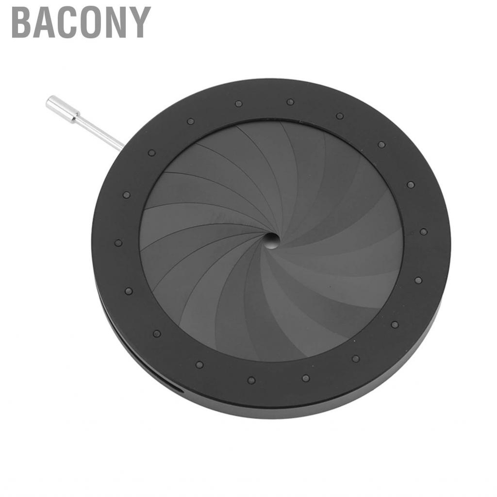 bacony-metal-aperture-diaphragm-handle-operation-compact-for