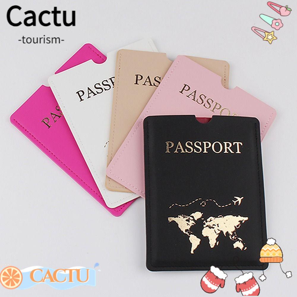 cactu-กระเป๋าใส่บัตรเครดิต-หนังสือเดินทาง-หนัง-pu-กันน้ํา-อเนกประสงค์-สําหรับผู้หญิง