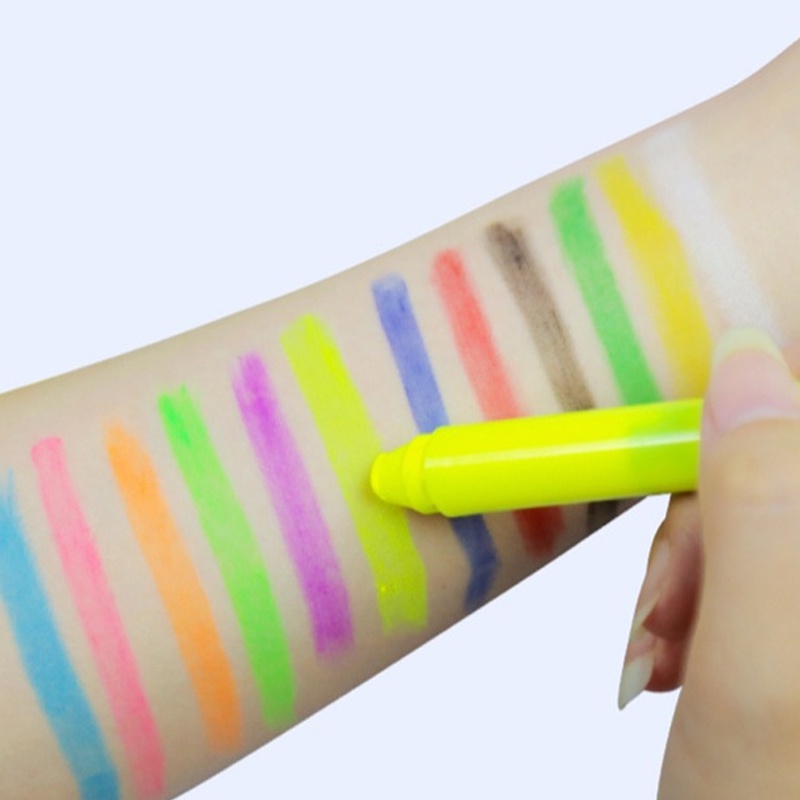 aiye-luminous-face-ปากกาสีปาร์ตี้ฮาโลวีนแต่งหน้า-props-diy-ปลอดสารพิษล้างทำความสะอาดได้ภาพวาดใบหน้าหมุน-crayon-bri
