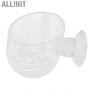 Allinit Fish  Cup Attractive  Red Worm Feeder Transparent for Brine Shrimp