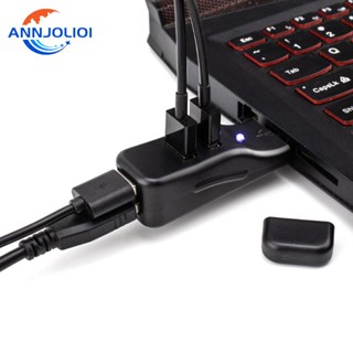 Ann อะแดปเตอร์ฮับ USB 3 0 4 พอร์ต ความเร็วสูง สําหรับคอมพิวเตอร์ แล็ปท็อป โน้ตบุ๊ก