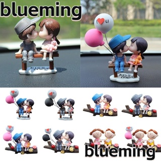 Blueming2 ฟิกเกอร์แดชบอร์ด รูปการ์ตูนคู่รัก สําหรับตกแต่งบ้าน รถยนต์
