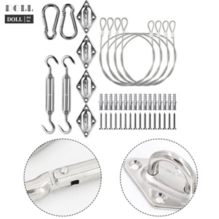 ⭐NEW ⭐1.5M Wire Rope Stainless Steel Sunshade Sail Fixing Kit! Adjust The Tension