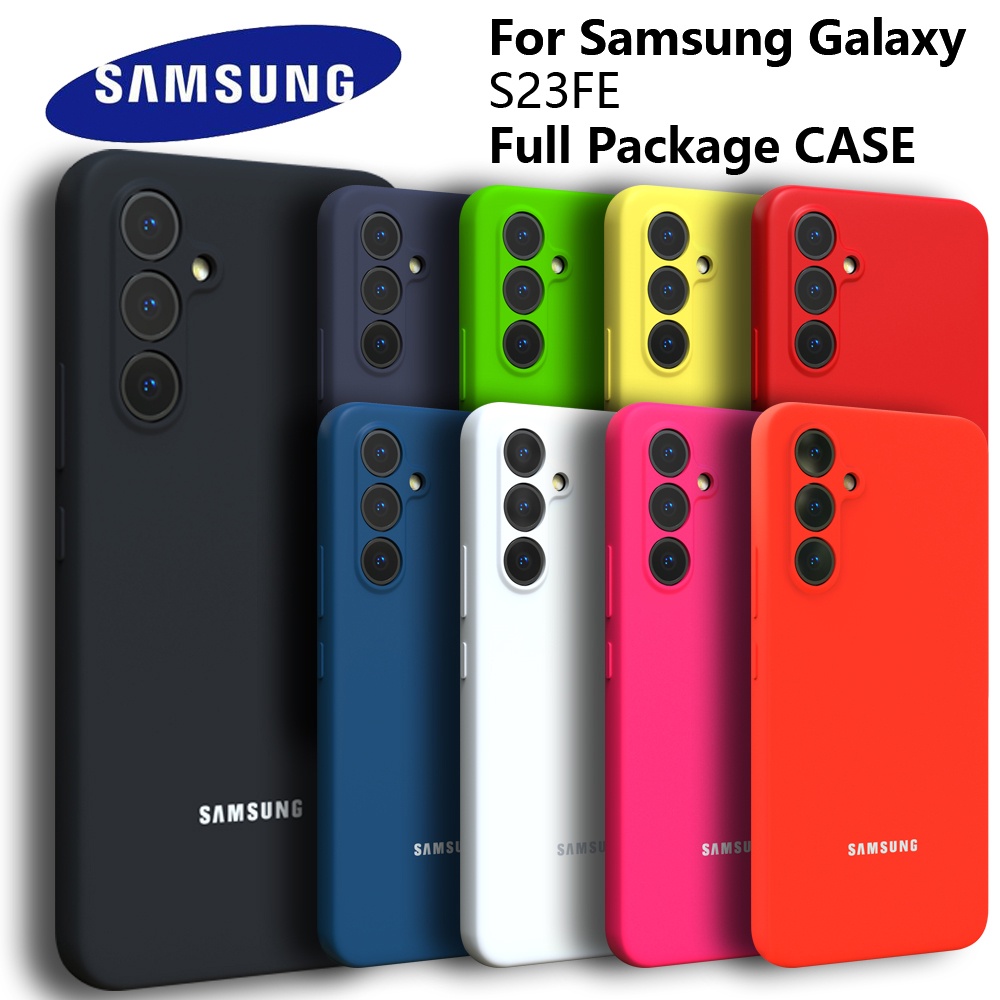 Samsung Galaxy S23 FE กรณี Silky ซิลิโคนสําหรับ S23 S23Plus S23Ultra ...