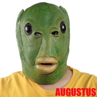 Augustus Kawaii Alien Emulsion พร็อพคอสเพลย์ปลาเอเลี่ยนสีเขียวสําหรับแต่งคอสเพลย์ผู้หญิงผู้ชายหลากสี