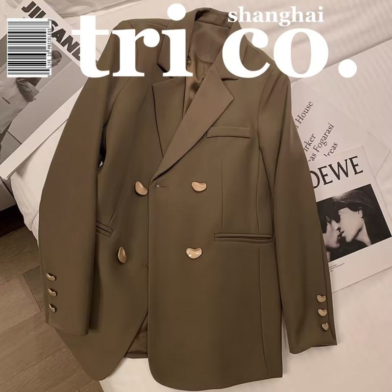 Canju blazer suit jacket women spring and autumn age-reducing casual ...