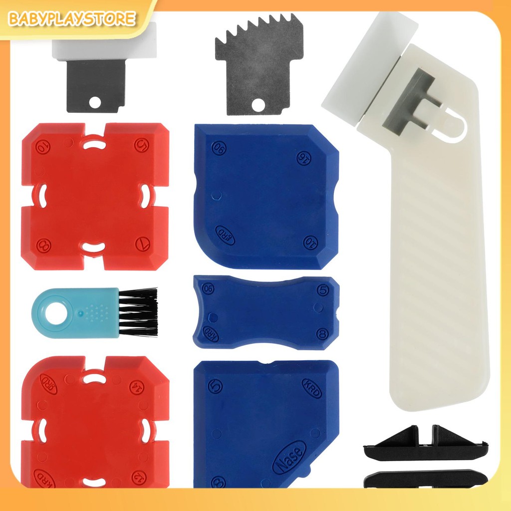 12 ชิ้นกาวชุดเครื่องมือซิลิโคน Profiling Kit Reusable Caulk Removal ...