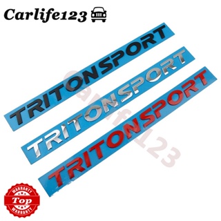 สติกเกอร์ตราสัญลักษณ์โลโก้ Mitsubishi TRITONSPORT สําหรับติดท้ายรถกระบะ