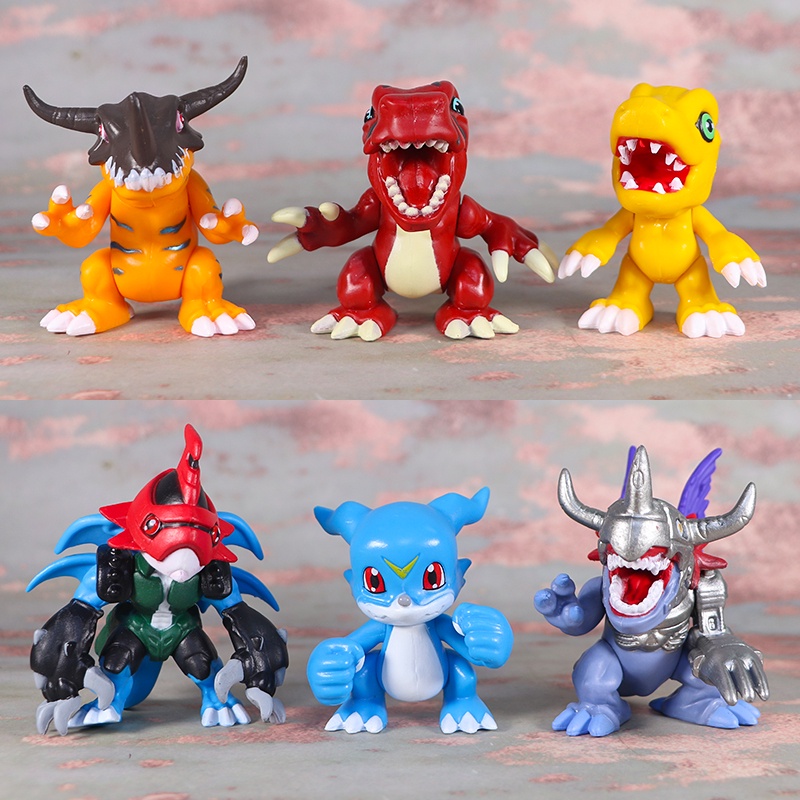 tata-ตุ๊กตาฟิกเกอร์-digimon-mechanical-tyrannosaurus-v-beast-ขยับข้อต่อได้-6-แบบ-ของเล่นสําหรับเด็ก