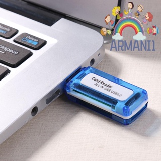 [armani1.th] เครื่องอ่านการ์ดหน่วยความจํา USB 2.0 4 in 1 สําหรับ Micro SD TF M2