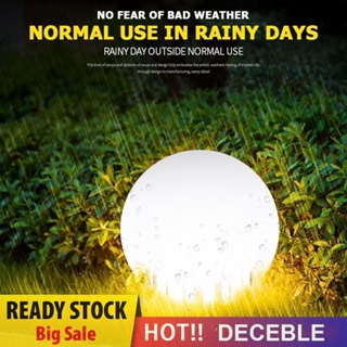 [Deceble.th] โคมไฟ LED ลูกบอล กันน้ํา พร้อมรีโมตคอนโทรล สําหรับตกแต่งสวน สนามหญ้า