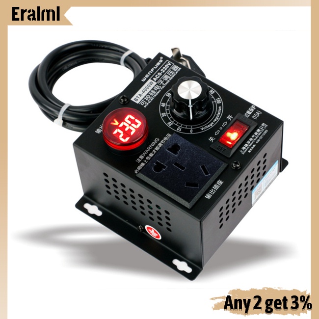 eralml-มอเตอร์ควบคุมแรงดันไฟฟ้า-220v-4000w-พัดลม-สว่านไฟฟ้า-ควบคุมความเร็ว