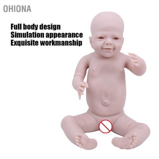 OHIONA 22 Inch DIY PVC Full Body Reborn Doll Soft Unpainted Unfinished Toy Accessory