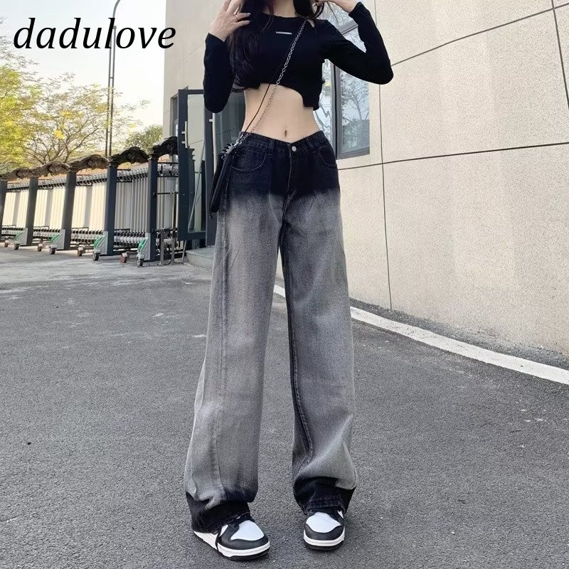 dadulove-new-american-ins-high-street-washed-jeans-niche-high-waist-loose-wide-leg-pants-plus-size-trousers