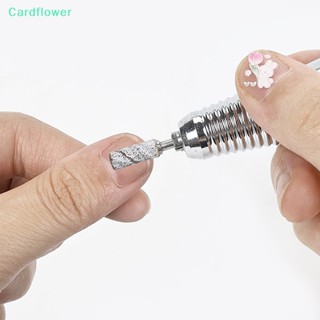 <Cardflower> ใหม่ แหวนตลับลูกปืน เพลาทราย สําหรับตกแต่งเล็บ ขายส่งจากโรงงาน