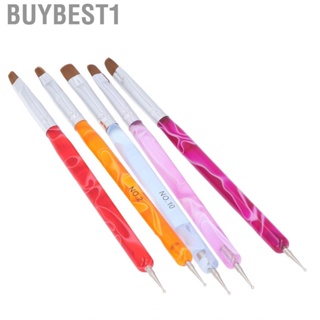 Buybest1 5Pcs Nail Art Brush Liner Brushes Set Double Ended Painting