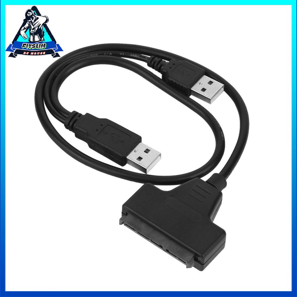 Usb 2.0 Male To Sata 7+15P 22 Pin Cable Adapter For 2.5