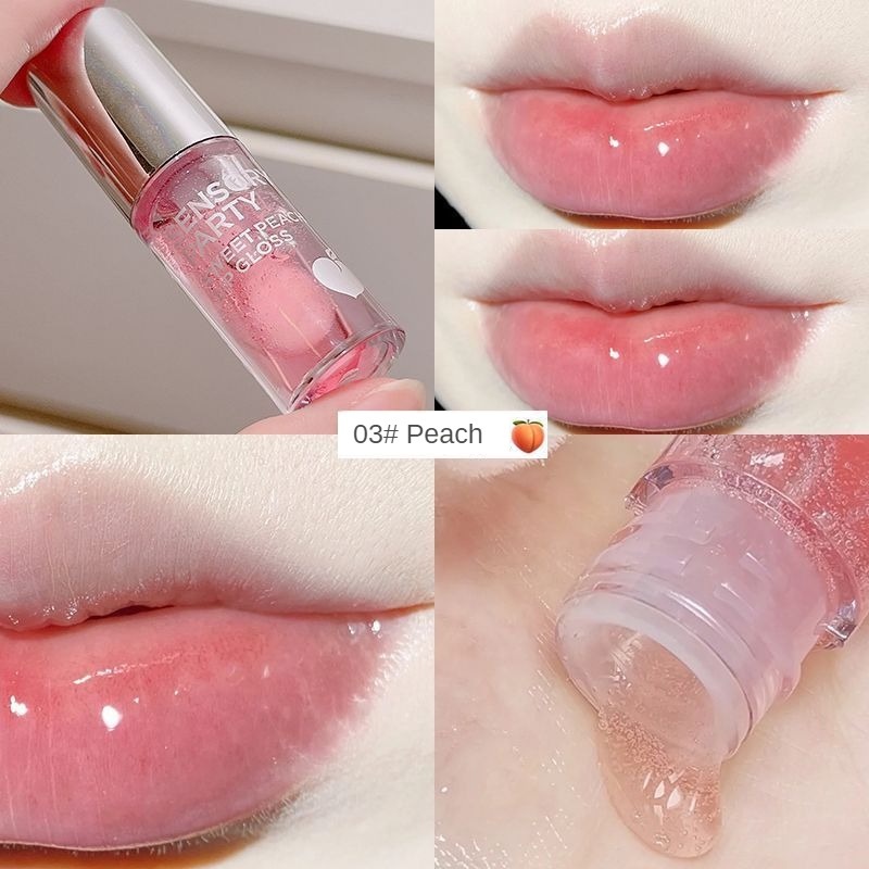 Sensory Party Sweet Fruit Pulp Lip Gloss Desalination Lip Pattern มอยซ์ ...