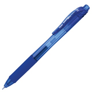 PENTEL ปากกาหมึกเจลหัวเข็ม แบบกด รุ่น Energel X 0.5 มม.สีน้ำเงิน