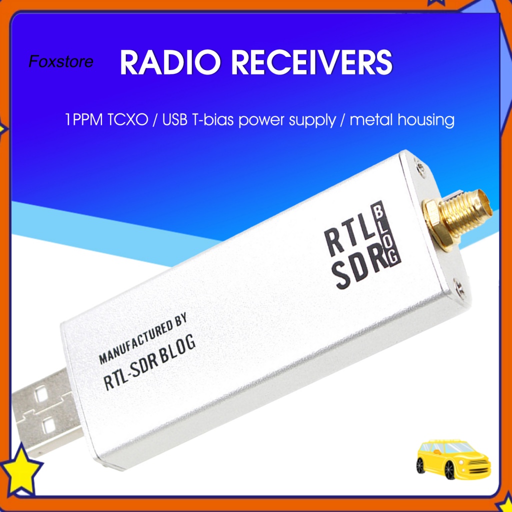 RTL-SDR V3 Con TCXO 1PPM - Ricevitore Software Defined Radio, 500kHz-1.7GHz, Per ADS-B, Meteorologia, Radioamatori