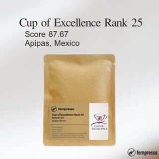 Cup of Excellence Rank 25 Score 87.67 Apipas, Mexico16g