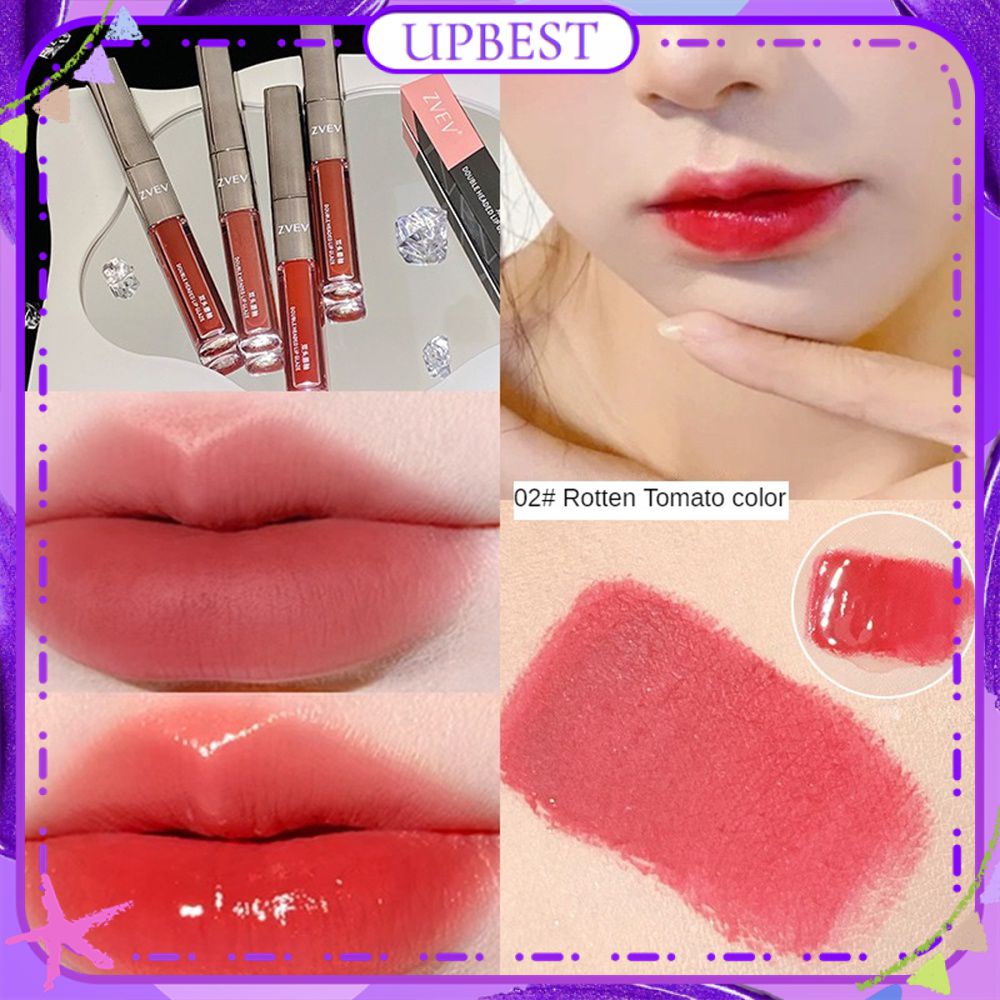 Zvev Doubleended Lip Glaze Semi Translucent Waterglossy Low