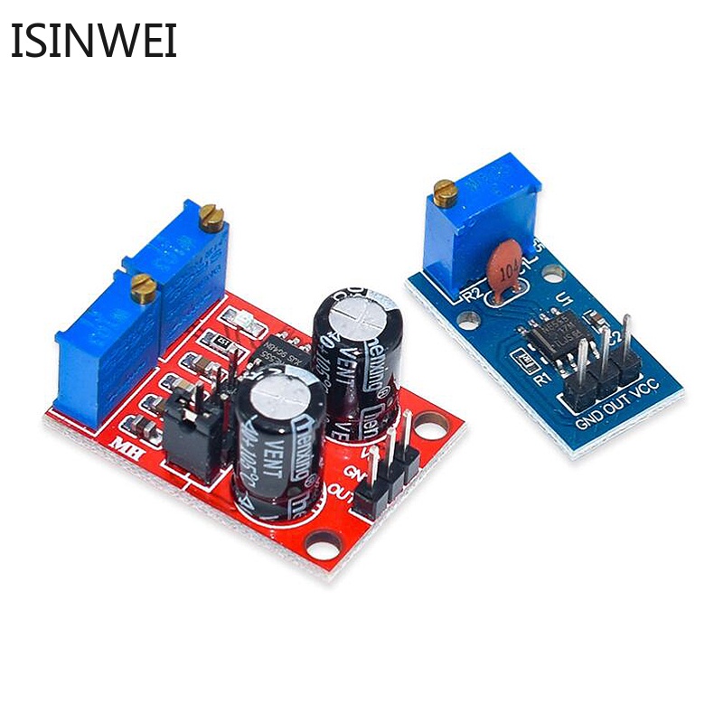 Ne555 โมดูลเครื่องกําเนิดสัญญาณคลื่นความถี่ 5V-12V ปรับได้ สําหรับ Arduino Smart Car