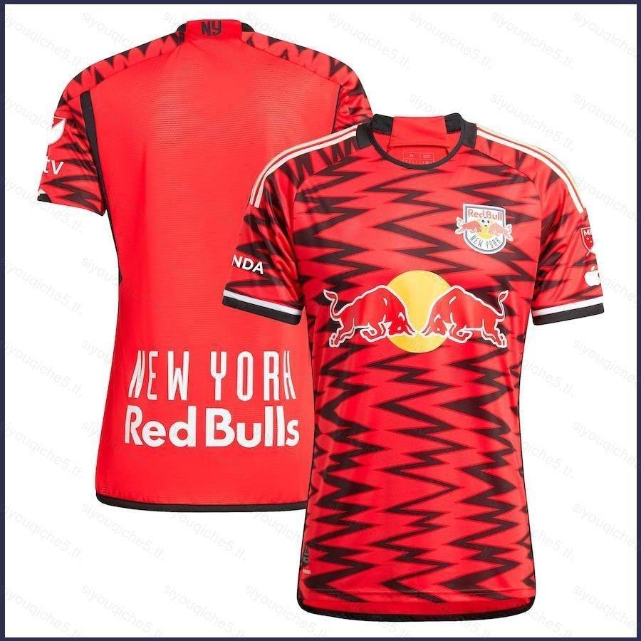 เสื้อกีฬาแขนสั้น ลายทีมชาติฟุตบอล New York Red Bulls Jersey 20242025
