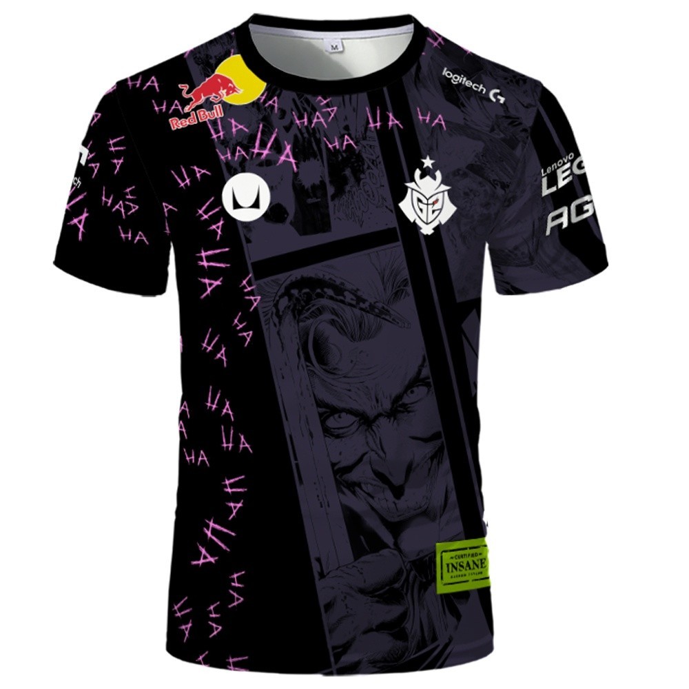 2024 เกม CSGO ฤดูร้อน Esports G2 ทีมข้อมูล Esports Jersey เสื้อยืด ...