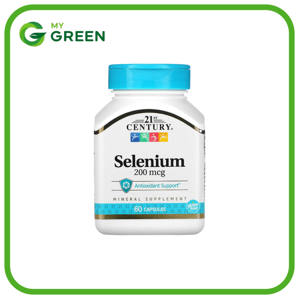 พร้อมส่ง 21st Century Selenium 200 mcg 60 Capsules | Shopee Thailand