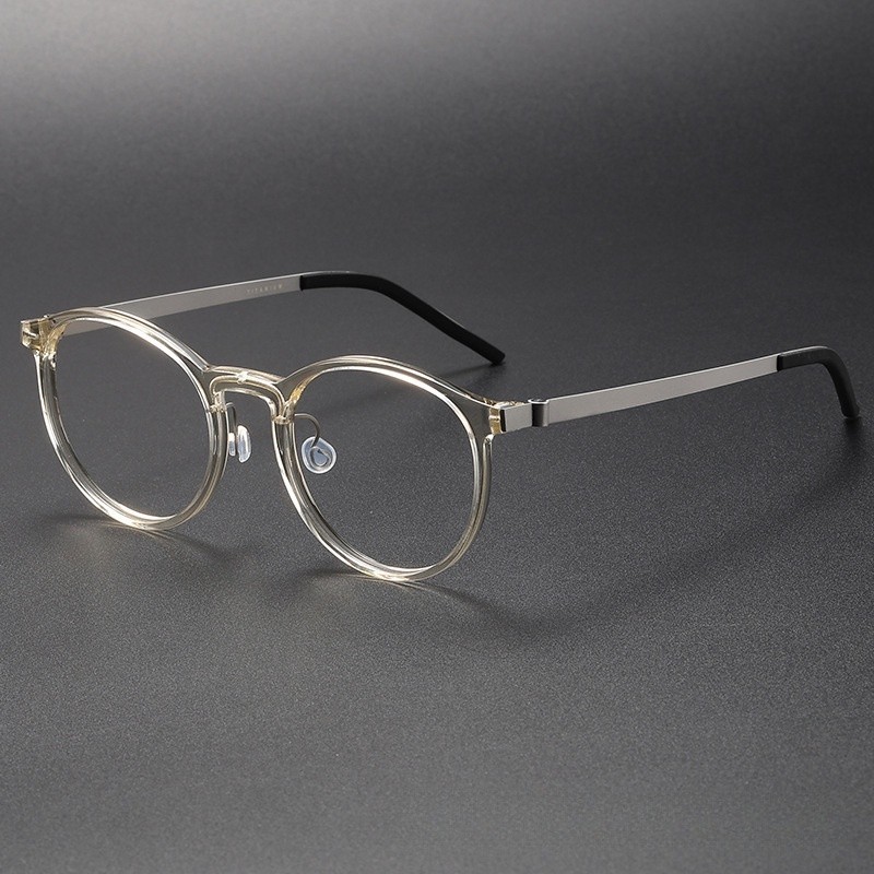 [Beta Pure Titanium Glasses] Ultra-Light 9g Pure Titanium Glasses Frame ...