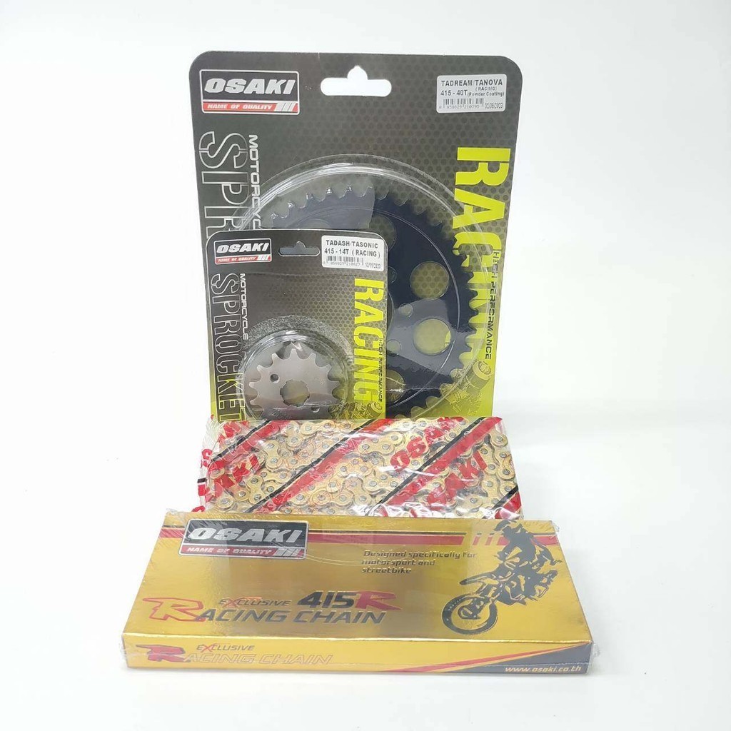 OSAKI Racing Series (415) ชุดโซ่สเตอร์ DASH,SONIC,LS, ชุดโซ่สเตอร์ เกรด ...