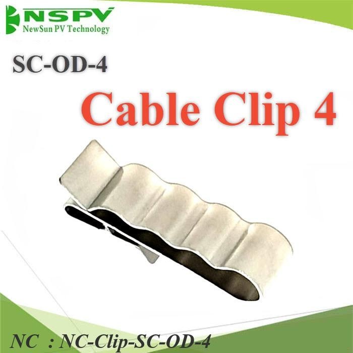 NC คลิปเก็บสายไฟ SC-OD-4 สำหรับแผงโซลาร์ Clip-SC-OD-4 | Shopee Thailand