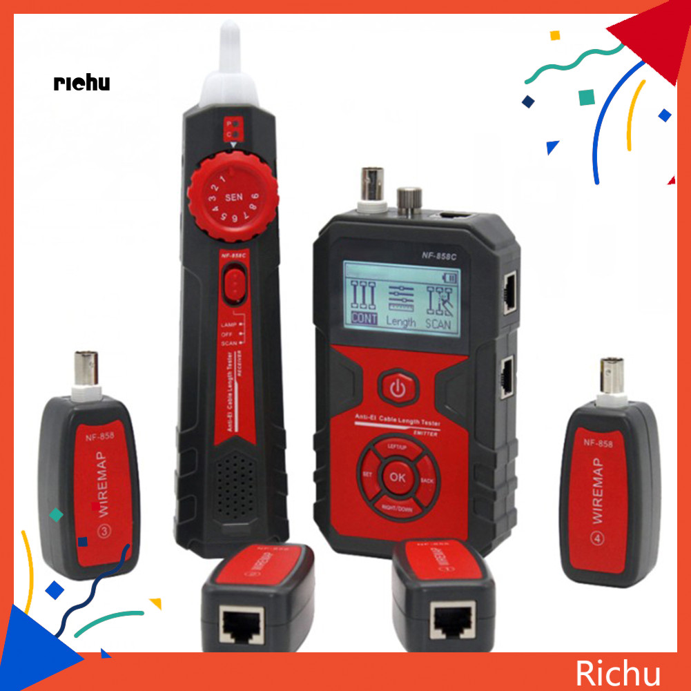 Richu* NF-858C อุปกรณ์ทดสอบความผิดพลาดของสายเคเบิล ป้องกันการกระแทก ...