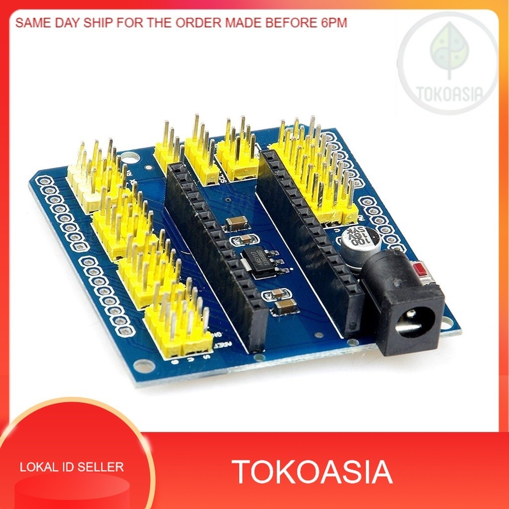 โมดูลโล่เซ็นเซอร์ขยาย Nano I/O สําหรับ Arduino UNO R3 Nano V3.0 เข้ากัน ...