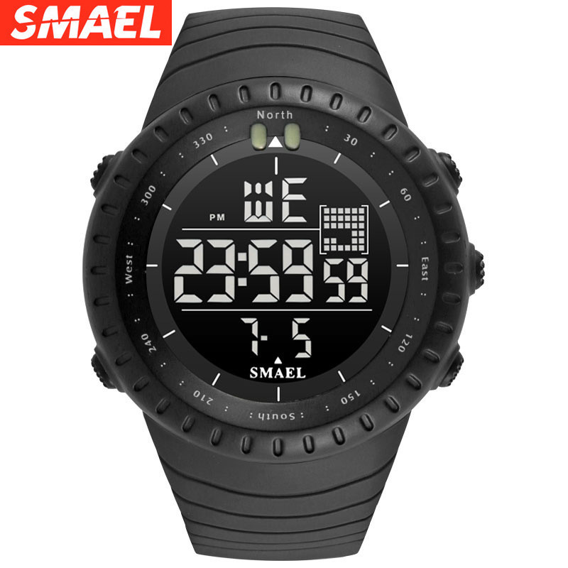 Smael 1237 นาฬิกาข้อมืออิเล็กทรอนิกส์ กันน้ํา มีไฟกลางคืน อเนกประสงค์ ...