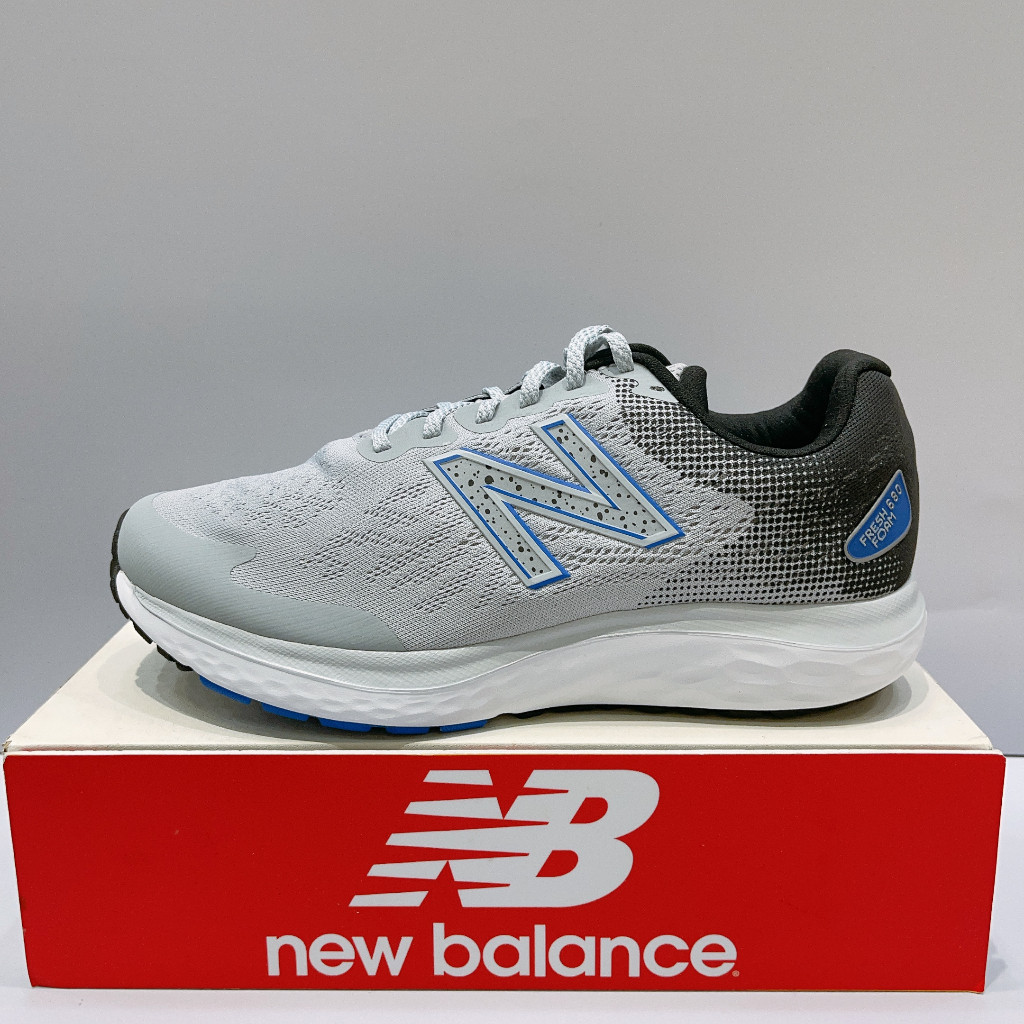 New Balance NB 680 Boys สีเทา 4E Wide Last น้ำหนักเบา Breathable กีฬา ...