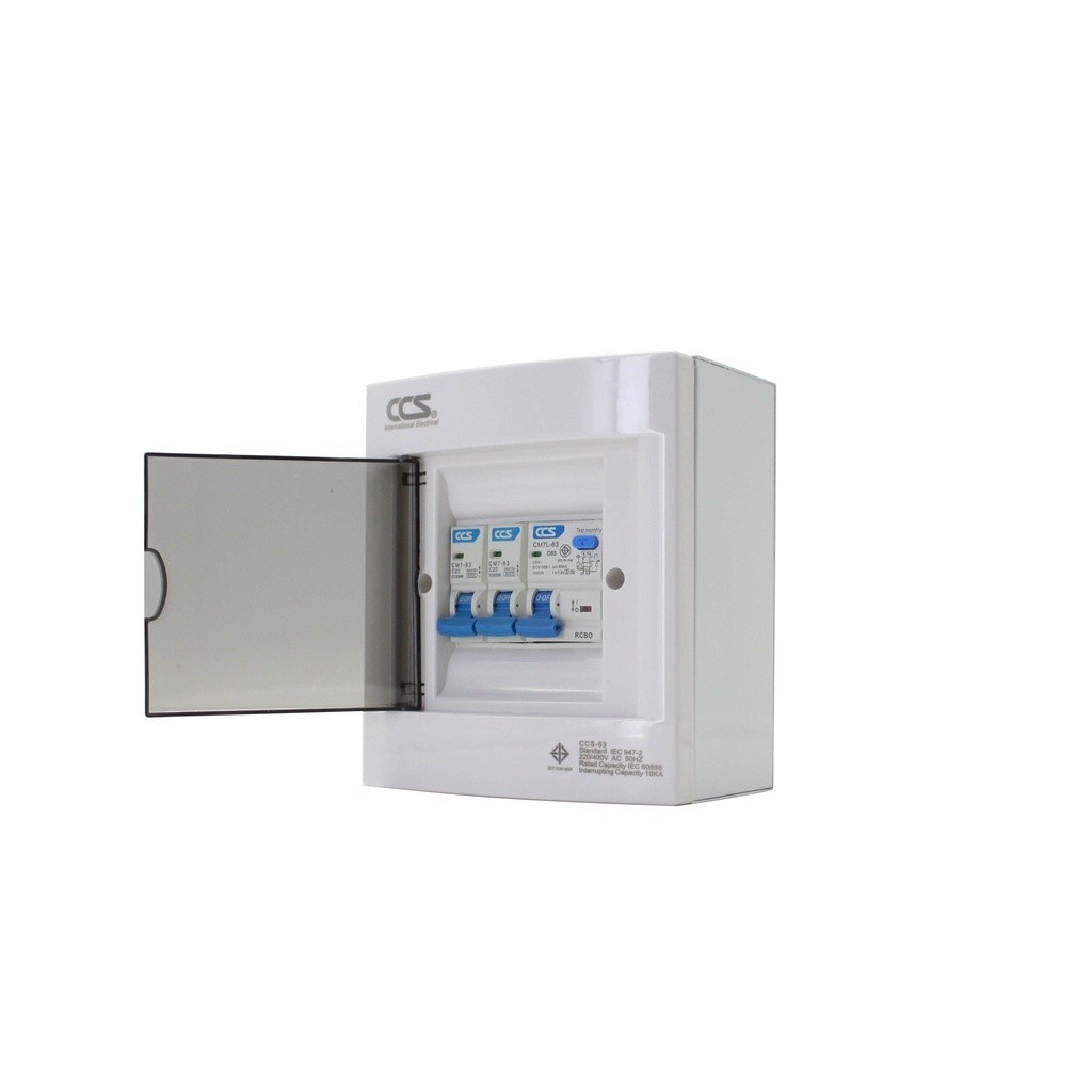 ตู้คอนซูเมอร์ Consumer Unit ตู้ครบชุด 2 ช่อง กันดูด+ลูกเซอร์กิต ...