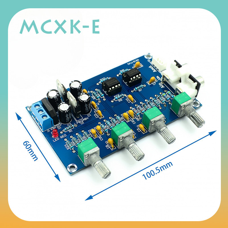 Xh-m164 NE5532 บอร์ดโมดูลขยายเสียงสเตอริโอ 4 ช่อง 4CH ควบคุมวงจร ...