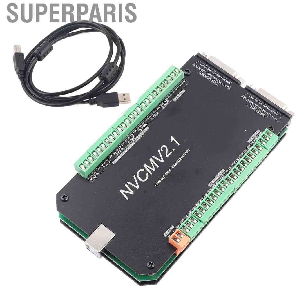 Superparis CNC Controller Board NVCM 4 Axis MACH3 USB Interface Card ...