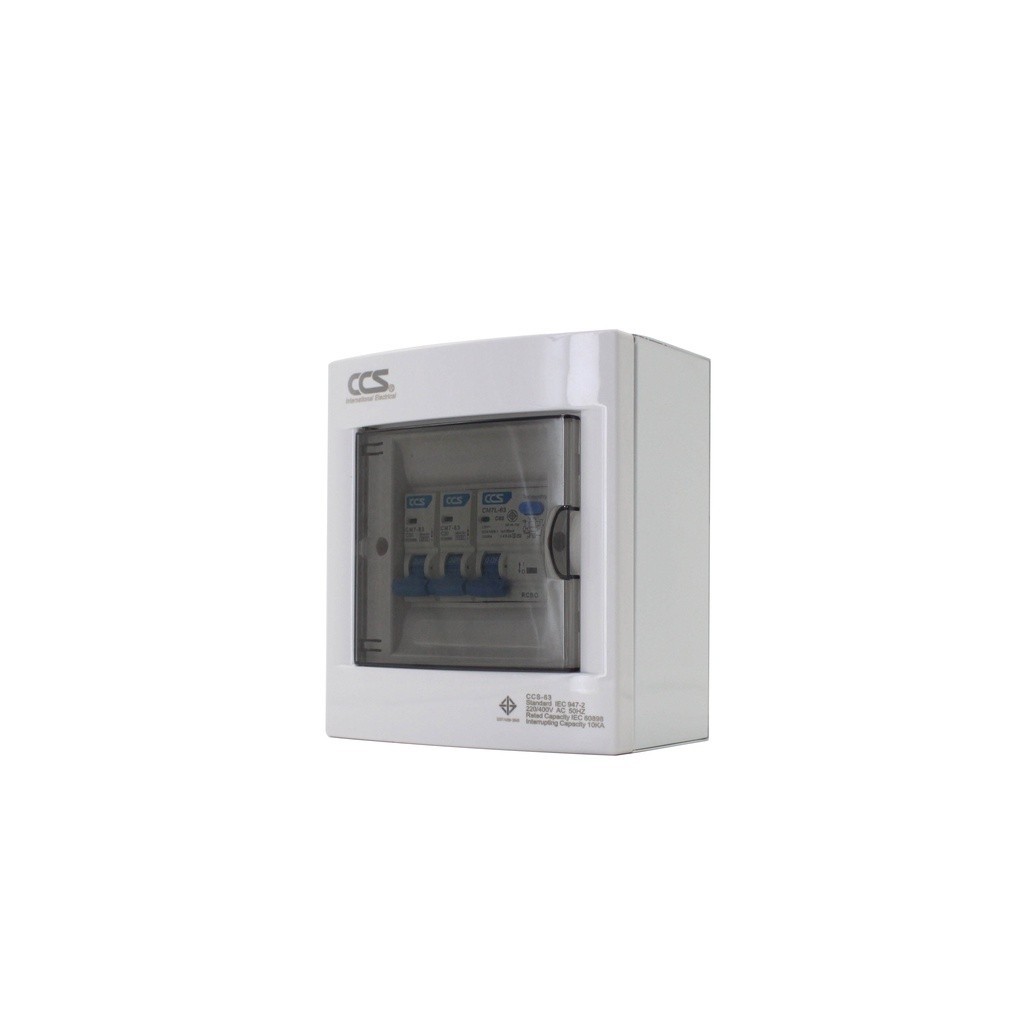 ตู้คอนซูเมอร์ Consumer Unit ตู้ครบชุด 2 ช่อง กันดูด+ลูกเซอร์กิต ...