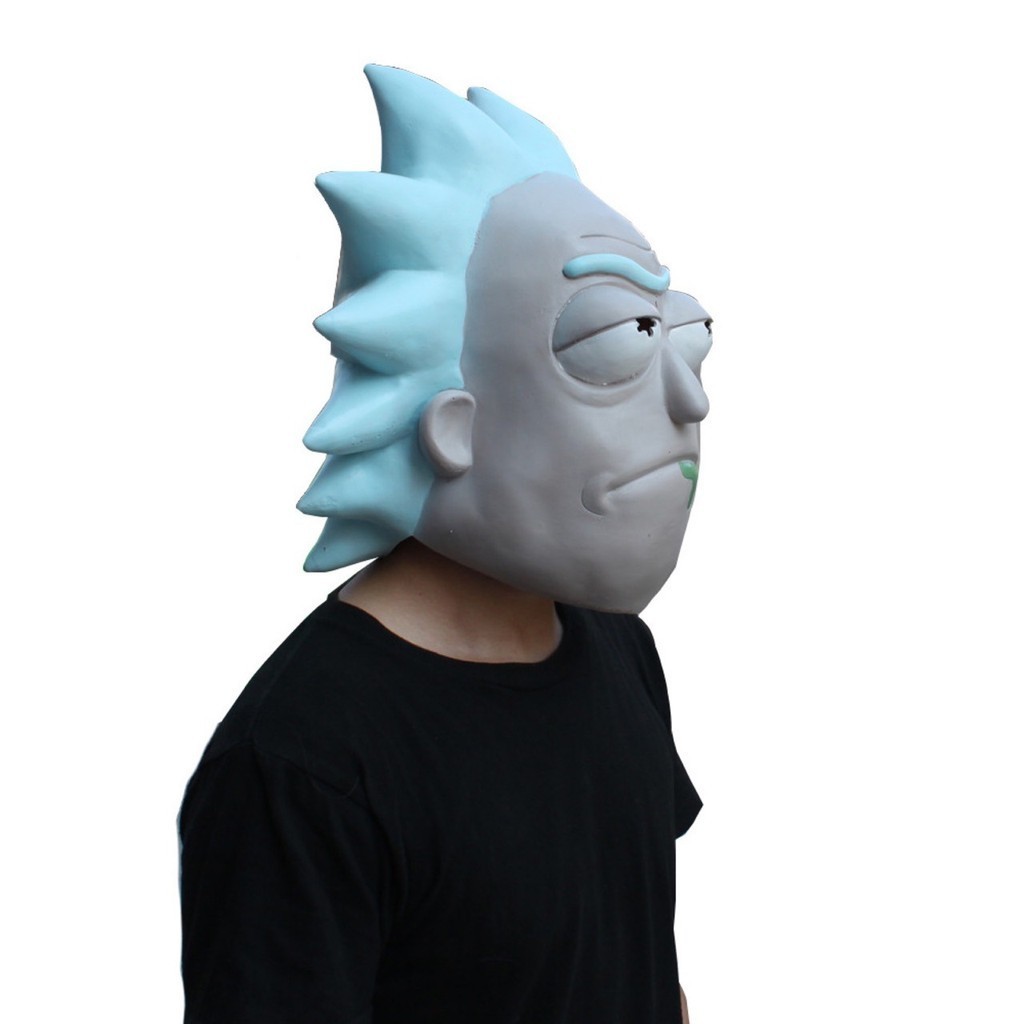 Rick and Morty Trick and Morty Latex Mask หมวกอุปกรณ์ต่อพ่วงคอสเพลย์ ...